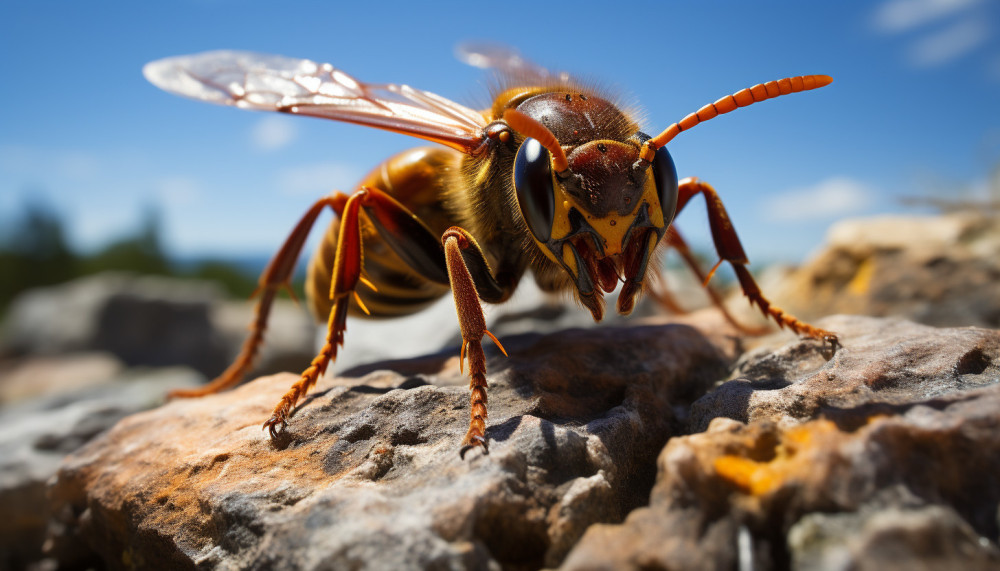 Frelon, l'un des insectes le plus nocif